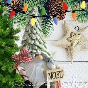 Woodsmen Christmas Tree Gnome for your tier trays